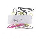 30 Pieces Multicolors Creative Paper Clips, Smooth ,Metal Wire Hangers Shaped Paperclips for Office Supplies School Student Art Supplies, Bookmarks, File Paper Documents Paperclips, 30x35mm