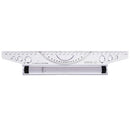 30cm/12 inch Rolling Parallel Ruler for Drawing Circles Lines Lines Charts