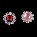 10 Pieces Round Acrylic Rhinestone Flat Back Buttons Wedding Scrapbooking Embellishments 12mm