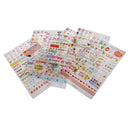 6 Sheets Self Adhesive Sticker Sticky for DIY Journal Diary Planner Decor