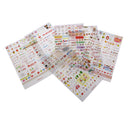 6 Sheets Self Adhesive Sticker Sticky for DIY Journal Diary Planner Decor