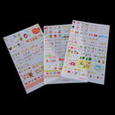 6 Sheets Self Adhesive Sticker Sticky for DIY Journal Diary Planner Decor
