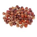 100 Pieces 10mm Mixed Painted Ethnic Patterns Wood Spacer Beads Wooden Loose Beads 4mm Hole for DIY Jewelry Making Macrame Crafting Hair Accessories