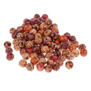 100 Pieces 10mm Mixed Painted Ethnic Patterns Wood Spacer Beads Wooden Loose Beads 4mm Hole for DIY Jewelry Making Macrame Crafting Hair Accessories