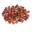 100 Pieces 10mm Mixed Painted Ethnic Patterns Wood Spacer Beads Wooden Loose Beads 4mm Hole for DIY Jewelry Making Macrame Crafting Hair Accessories
