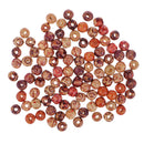100 Pieces 10mm Mixed Painted Ethnic Patterns Wood Spacer Beads Wooden Loose Beads 4mm Hole for DIY Jewelry Making Macrame Crafting Hair Accessories