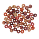 50 Pieces Vintage Printed Wooden Round Beads Jewelry Making Loose Spacer Beads 10mm