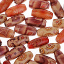 50 Pieces European Style Wooden Barrel Beads for DIY Jewelry Making Beading 15mm