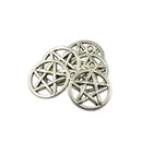50 Pieces Tibetan Silver Necklace Pendant Base DIY Jewelry Pendant Accessories Craft Supplies