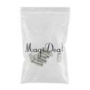 10 Pieces Silver Tone Brass Leather Glue Jewelry Glue in Magnetic Clasps for Jewelry Magnetic Jewelry Clasps Kumihimo Bracelet End Cap fit 5mm Leather Cord