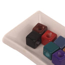 10 Pieces Cube Shape Acrylic Large Hole Beads for DIY Jewelry Making Craft Clothing Decoration 12mm