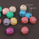 10 Piece Round Shape Acrylic Loose Beads for DIY Jewelry Making Craft 13mm