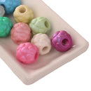 10 Piece Round Shape Acrylic Loose Beads for DIY Jewelry Making Craft 13mm