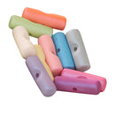 10 Piece Cylinder Shape Acrylic Loose Beads for DIY Jewelry Making Craft 25x8mm