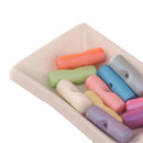 10 Piece Cylinder Shape Acrylic Loose Beads for DIY Jewelry Making Craft 25x8mm