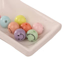 20 Pieces Acrylic Smile Face Loose Beads Round Bead Beading DIY Bracelets /Necklaces/Jewelry Findings