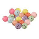 20 Pieces Acrylic Smile Face Loose Beads Round Bead Beading DIY Bracelets /Necklaces/Jewelry Findings