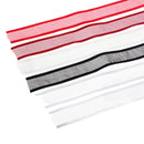 6 Pieces 1'' Double Side Snow Yarn Ribbon Trim For DIY Hair Bow Decoration
