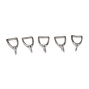 925 Sterling Silver Pinch Clasp Bead Pendant Connector Clasps for Earrings Necklaces Jewelry Findings Making Accessories Pack of 5 Pcs
