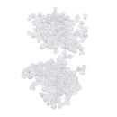 250 Pieces Silicone Rubber Replacement Earring Backs Back Stoppers Earnuts Clear