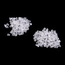 250 Pieces Silicone Rubber Replacement Earring Backs Back Stoppers Earnuts Clear
