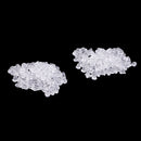 250 Pieces Silicone Rubber Replacement Earring Backs Back Stoppers Earnuts Clear