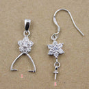 20 Pieces 925 Sterling Silver Pearl Bail Eye Pins Pendants Jewelry Findings 6mm
