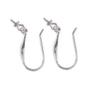 1 Pair 925 Sterling Silver Ear Wire Ear Hooks Earring Findings Jewelry Making