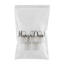 5 Pieces 925 Sterling Silver Necklace Cord End Tip Caps Fits 3mm for Kumihimo & Leather Jewellery Cord Wire