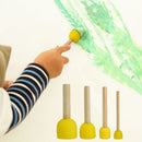 11 Pieces Paint Brush Sponge Brush Children's Painting Tool Graffiti Drawing Toys