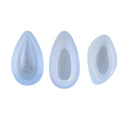 3 Pieces Water Drop Shape Pendants Silicone Molds Mould with Hole Jewelry Making