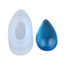 3 Pieces Water Drop Shape Pendants Silicone Molds Mould with Hole Jewelry Making