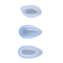 3 Pieces Water Drop Shape Pendants Silicone Molds Mould with Hole Jewelry Making