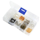 440 Pieces Earring Making Supplies Kit with 2 Colors Earring Hooks, 3 Styles Earring Backs, 2 Colors Earrings Posts Flay Pad and Earring Making Findings for Handmade Jewelry Kit