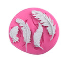 Feather Mold, Silicone 3D Wing Molds for DIY Sugar Craft, Candy, Fondant, Pudding, Soap, Chocolate, Ice Cube, Cake Cupcake Decoration, Polymer Clay, 3 Different Feather Patterns