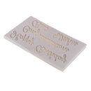 Blessing Wishes Silicone Cake Topper Deco Mold Chocolate Fondant Sugar Mould