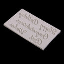 Blessing Wishes Silicone Cake Topper Deco Mold Chocolate Fondant Sugar Mould
