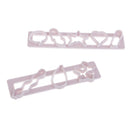 2 Pieces Hollow Plastic Mold Fondant Moulds for Cake Decorating DIY Craft
