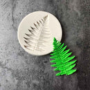 Fern Of Leaves Fondant Silicone Mold for Sugarcraft, Cake Decoration, Cupcake Topper, Polymer Clay, Baking Mold, Sugarpaste Mold, Crafting Projects, 56mmx7mm