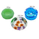 2PCS Ashtray Clay Silicone Mold Resin Epoxy Crafting Molds DIY Crafts Tools