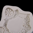 Carriage Design Silicone DIY Fondant Cake Mold Chocolate Sugarcraft Cupcakes Mould Cake Decorating Mold