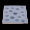 1 Piece Mirror DIY Crystal Epoxy Silicone Mold Pendant Craft Jewelry Decor