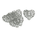 6 Pieces Tibetan Silver Heart Pendant Jewelry Making Charms Extra Large Pendants