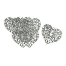 6 Pieces Tibetan Silver Heart Pendant Jewelry Making Charms Extra Large Pendants