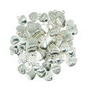 50 Pieces Alloy Thank You Heart Charms Pendants for Necklace Bracelet DIY Making Crafts