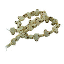 43 Pieces Turquoise White Elephant Shape Loose Beads Spacer Beads DIY Making Findings Crafts 0.59 x 0.39 x 0.19 inch