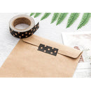 4 Rolls 15mmx3m, 30mmx5m Simple Kraft Paper Tape Set DIY Decorative Stickers Photo Sticker Washi Masking Tape School Supplies