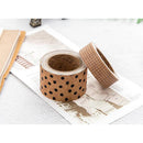 4 Rolls 15mmx3m, 30mmx5m Simple Kraft Paper Tape Set DIY Decorative Stickers Photo Sticker Washi Masking Tape School Supplies