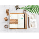 4 Rolls 15mmx3m, 30mmx5m Simple Kraft Paper Tape Set DIY Decorative Stickers Photo Sticker Washi Masking Tape School Supplies