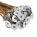 50 Pieces 20cm Pre Waxed Pre Tabbed Paraffin Candle Wicks for Candle Making